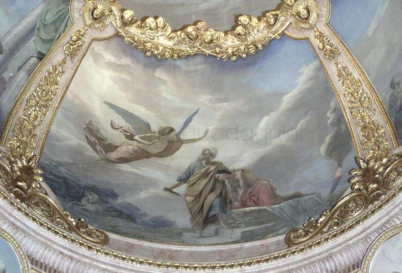 Il sacrificio di Isacco - 1862-63 - affresco - Cattedrale di S, Alessandro (BG)